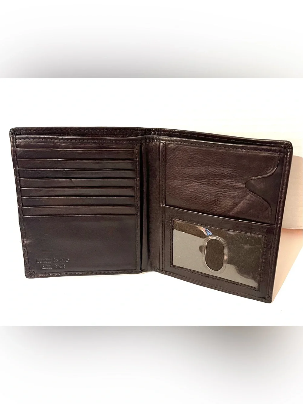 Men's Hipster Leather Bifold Wallet